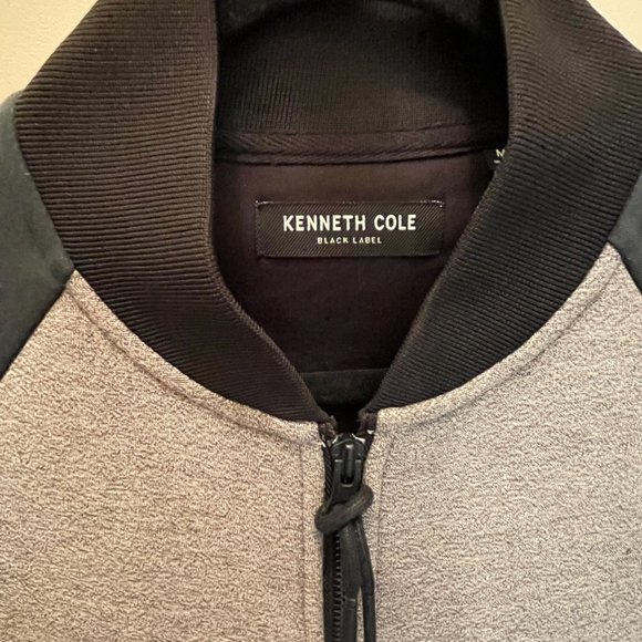 Kenneth Cole Color Blocked Bomber Jacket - Picture 3 of 3